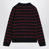 GANNI Striped sweater with poodle