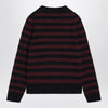 GANNI Striped sweater with poodle