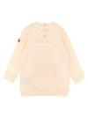 Moncler Enfant Logo Embroidery Dress