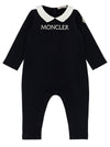 Moncler Enfant Logo Embroidery Jumpsuit