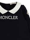 Moncler Enfant Logo Embroidery Jumpsuit