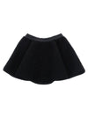 Moncler Enfant Metallic Teddy Skirt