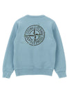 Stone Island Junior Front And Back Print Sweatshirt