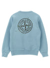 Stone Island Junior Front And Back Print Sweatshirt