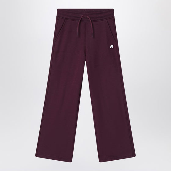K-Way Gin purple sports trousers