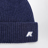 K-Way Brice beanie in cobalt blue melange