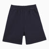 KENZO Navy blue cotton shorts with logo