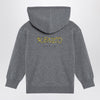 KENZO Grey cotton blend hooded jumper