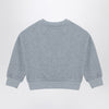 KENZO Grey cotton blend sweatshirt with logo