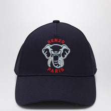  KENZO Navy blue baseball cap with logo