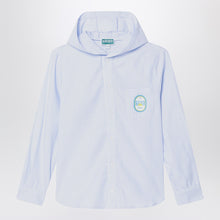  KENZO Hooded striped shirt in cotton