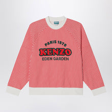  KENZO Red/white striped sweatshirt in cotton