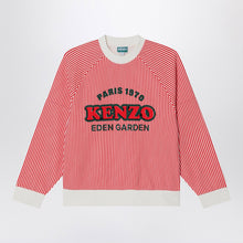  KENZO Red/white striped sweatshirt in cotton