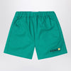 KENZO Green cotton shorts with logo