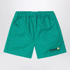 KENZO Green cotton Shorts with logo