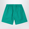 KENZO Green cotton shorts with logo