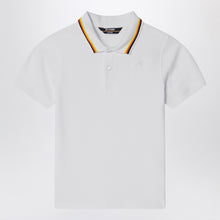  K-Way Jude white polo in cotton piquÃ&copy;