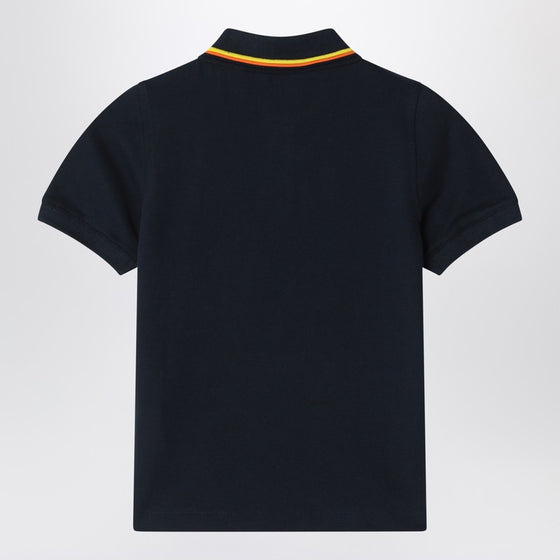 K-Way Jude blue polo in cotton piquÃ&copy;