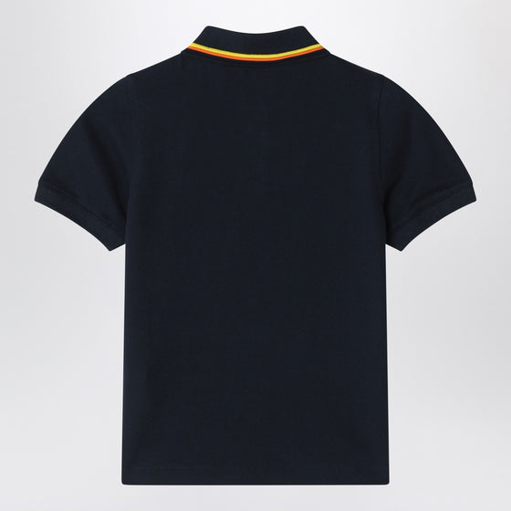 K-Way Jude blue polo in cotton piqué