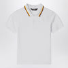K-Way Jude white polo in cotton piquÃ&copy;