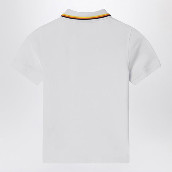 K-Way Jude white polo in cotton piquÃ&copy;