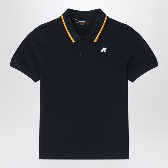 K-Way Jude blue polo in cotton piquÃ&copy;