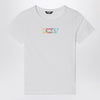 K-Way White Emel t-shirt with logo