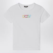  K-Way White Emel t-shirt with logo