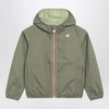 K-Way Reversible Jack jacket in green/lime