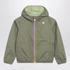 K-Way Reversible Jack jacket in green/lime