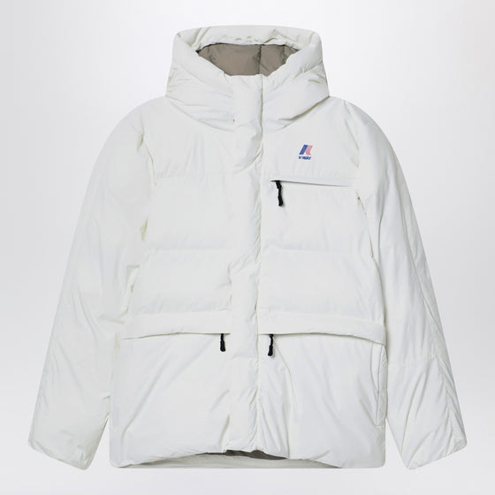 K-Way Le Vrai 4.0 Aurale white jacket