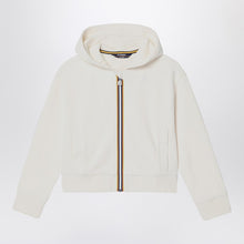  K-Way Divine white hooded sweatshirt