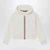 K-Way Divine white hooded sweatshirt