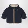 K-Way Reversible Jack Thermo jacket in blue/beige