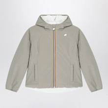  K-Way Reversible Lily Warm jacket in green/gardenia white