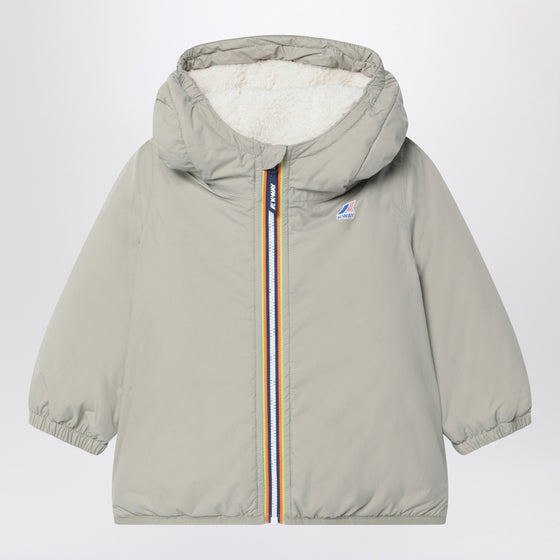 K-Way Le Vrai 4.0 Claudine Orsetto jacket in Green Oak