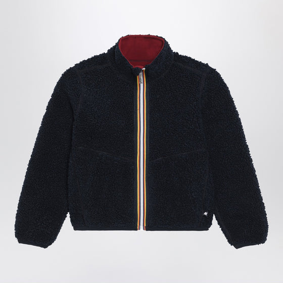 K-Way Pascal reversible sherpa jacket blue/red
