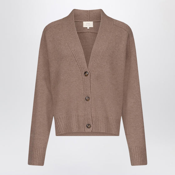 LouLou De Saison Kaia Lds anthracite grey cashmere cardigan