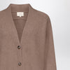 LouLou De Saison Kaia Lds anthracite grey cashmere cardigan