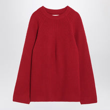  Loulou Studio Kara burgundy cashmere jumper