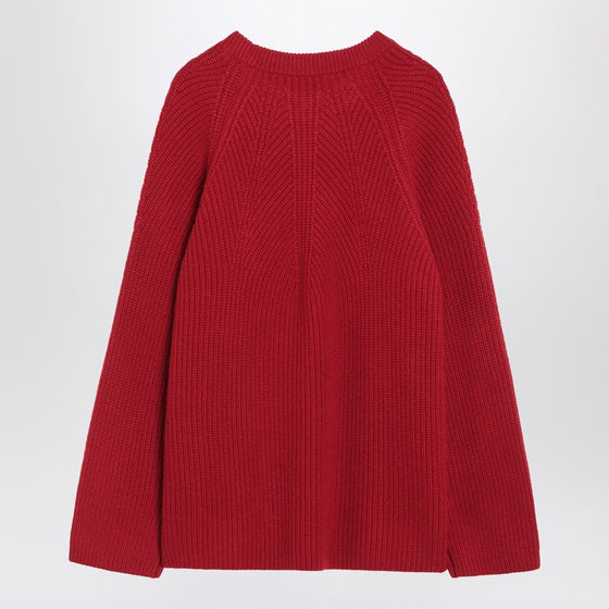 Loulou Studio Kara burgundy cashmere jumper