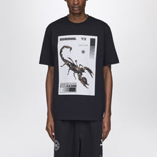  adidas Y-3 X Neighborhood Black oversized T-shirt with logo prints