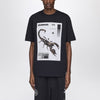 adidas Y-3 X Neighborhood Black oversized T-shirt with logo prints