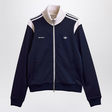 adidas by Wales Bonner Navy blue stretch twill slim track jacket