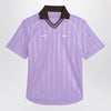 adidas by Wales Bonner Lilac jacquard football T-shirt