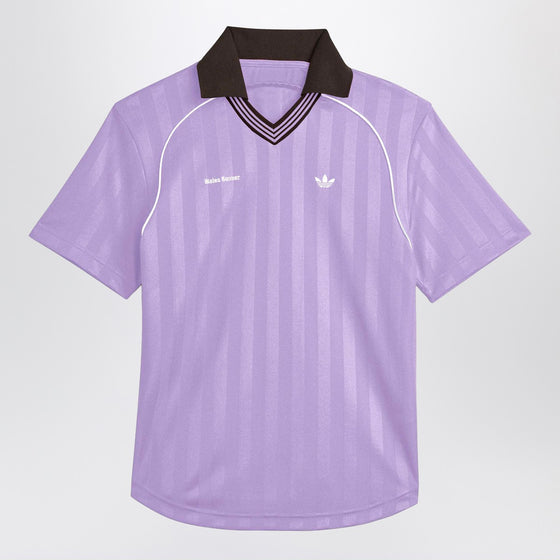 adidas by Wales Bonner Lilac jacquard football T-shirt