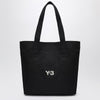 adidas Y-3 Black canvas bag with logo print