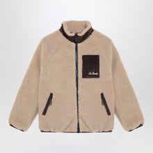 MC2 Saint Barth Beige sherpa jacket with Snoopy