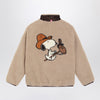 MC2 Saint Barth Beige sherpa jacket with Snoopy