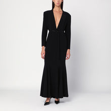  Norma Kamali Long black mermaid dress